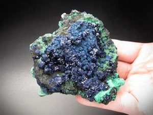 Azurite and Malachite Crystals Anhui Province China - Picture 1 of 9