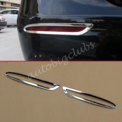 For Mercedes-Benz E-Class 2017-2020 Chrome Rear Fog Light Cover Trims Accessory - Image 1 of 4