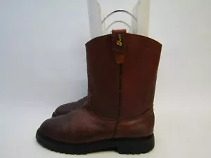 Botas vaqueras Western Roper de cuero marrón talla 11 D para hombre - Imagen 1 de 11