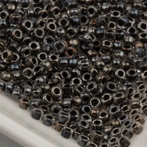 Toho Seed Beads 8/0 Black Lined Crystal 15g #344 10642171 - Picture 1 of 1