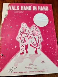 Partituras Walk Hand in Hand 1955 - Imagen 1 de 3