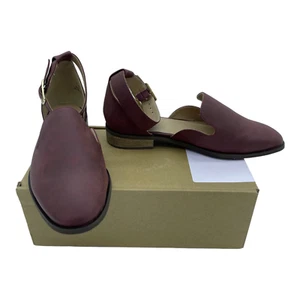 Journee Collection flache Damenschuhe Loreta D'orsay rot veganes Leder 7 neu - Bild 1 von 11