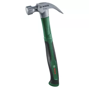 Bosch Claw hammer 16oz (Softgrip Handle; High-Carbon Steel; V-Shaped Claw) - Picture 1 of 5