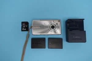 Canon PowerShot SD10 Digital Elph Camera Bundle New Battery/Charger Working - Picture 1 of 10
