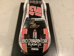 RYAN BLANEY AUTOGRAPHED 2024 FORD MUSTANG BODY ARMOR FLASH I.V. DIECAST & CARD - Picture 1 of 18