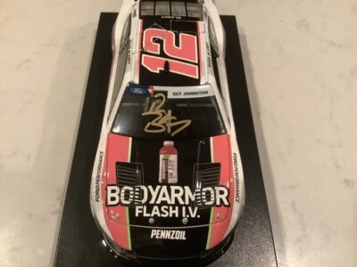 RYAN BLANEY AUTOGRAPHED 2024 FORD MUSTANG BODY ARMOR FLASH I.V. DIECAST & CARD - Image 1 of 4
