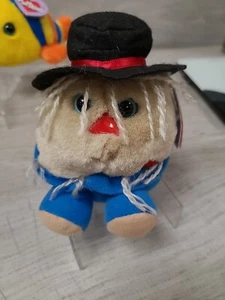 Puffkins 1994 Halloween Plush Scarecrow Patches  - Picture 1 of 5