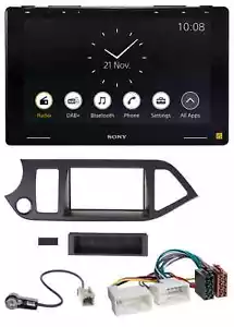 Sony USB MP3 DAB Bluetooth Autoradio für Kia Picanto ab 2011 Start-Stop - Bild 1 von 8