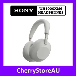 Sony WH1000XM6 Premium Noise Cancelling Over-Ear Headphones (Silver) new 2025 - Bild 1 von 7