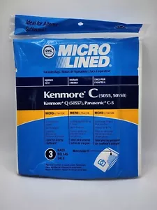 KENMORE CANISTER VACUUM CLEANER BAGS TYPE C FOR MODELS 5055, 50557, & 50588 - Picture 1 of 2