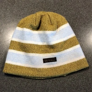 BULA Kopfbedeckung Winter Strick Ski Mütze Beanie Totenkopf Mütze Senf Wollmischung Kanada - Bild 1 von 6
