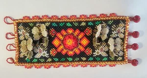 Impresionante pulsera con cuentas de tapiz tejido de telar con abejas aladas 3D - Imagen 1 de 7