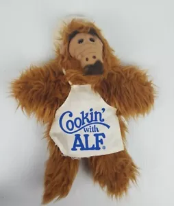 Peluche pupazzo vintage Cookin' con Alf Burger King 1988 Alf The Alien - Foto 1 di 12