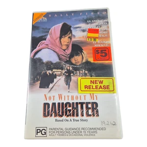 NOT WITHOUT MY DAUGHTER - SALLY FIELD & ALFRED MOLINA - VHS - Picture 1 of 6