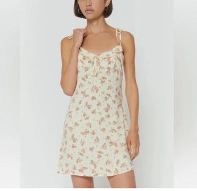 NEW Spiritual Gangster Womens Challis Cami Tank Mini Dress Size M Floral Beachy - Image 1 of 4