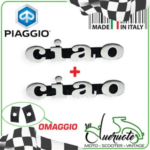 TARGHETTA LATERALE CARTERINO FIANCATINA CIAO P PX FIANCHETTO SCRITTA STEMMA LOGO - Foto 1 di 4