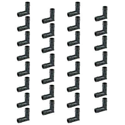 VK-POWER 30PCS F1960 Pex A Poly Expansion Fittings 1/2" 90 Degree Elbow for PEX A PIPE