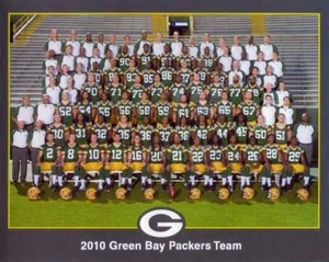 2010 GREEN BAY PACKERS NFL SUPER BOWL CHAMPIONS 8X10 TEAM PHOTO PICTURE - Picture 1 of 1