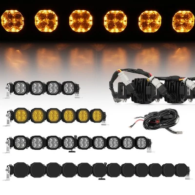 Kit de montaje de barra de luz de parachoques LED vinculable Co Designs 6 XL para 21+ Ford Bronco Foto 1 de 4
