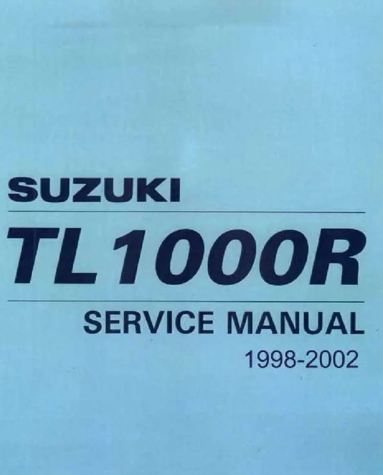 Suzuki TL 1000 R Workshop Service Station Manual 1998-2002 Printed OEM - Image 1 of 1