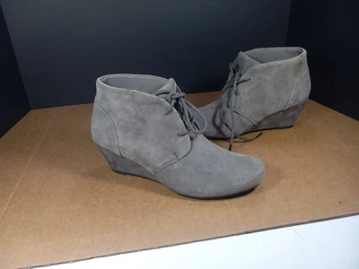CLRKS COLLECTION CLOUDSTEPPERS Mujer EE. UU. Talla 6M. Botines Desierto Gris Foto 1 de 4