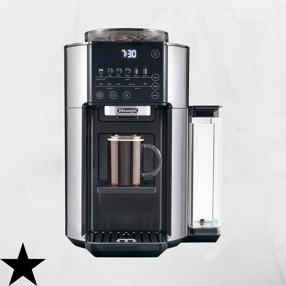 De'Longhi CAM51025MB TrueBrew Drip Coffee Maker, Built in Grinder - Image 1 of 1