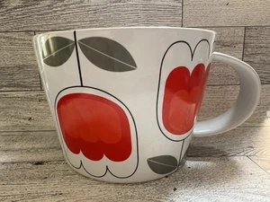 Sagaform Rot & Orange Blume Tasse Kaffeebecher von Camilla Engdahl, Schwedisch Retro - Bild 1 von 8