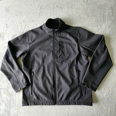 Hawke & Co Jacket Mens XL Black Stretch Soft Shell Full Zip Pockets Waterproof  - Image 1 of 4