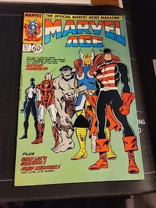 Marvel Age # 57 Sehr guter Erhaltungszustand + neue Captain America Marvel Comics 1987 - hochwertig - Bild 1 von 5