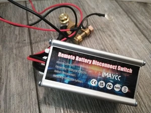 Interruptor de apagado de batería IMAYCC para coche 12V 120A, interruptor de desconexión remota de batería - Imagen 1 de 4