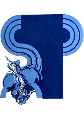 Roswitha Lüder, Figuration VIII Farbholzschnitt 72 wichtige Vertreterin Informel - Bild 1 von 3