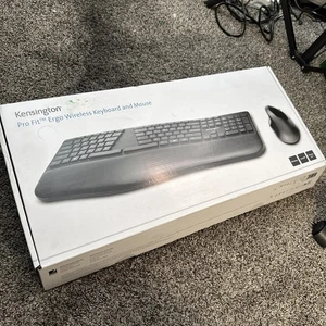 Kensington Pro Fit Ergonomic Wireless Keyboard & Mouse K75406US - Picture 1 of 4