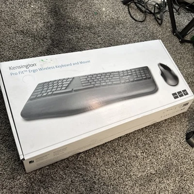 Kensington Pro Fit Ergonomic Wireless Keyboard & Mouse K75406US - Image 1 of 4
