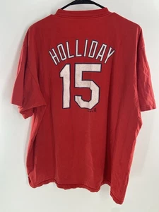 St. Louis Cardinals MLB Holliday #15 Herren Trikot T-Shirt Majestic Gr. XL - Bild 1 von 3