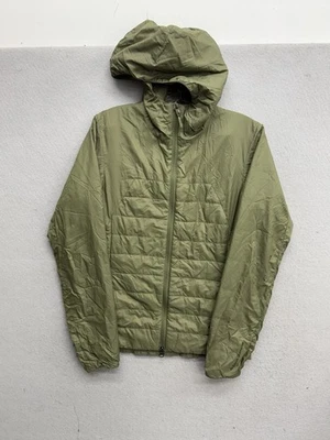 Chaqueta con capucha negra Diamond Access para mujer pequeña verde aislada con capucha cremallera completa Foto 1 de 4