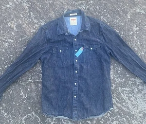 Camicia Levis donna slim fit western denim perla snap blu media - Foto 1 di 9