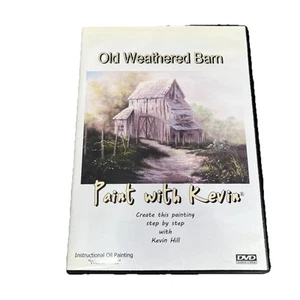 Old Weathered Barn Paint With Kevin Art DVD Kevin Hill Wet On Wet Oil Painting - Picture 1 of 3