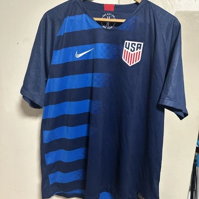 Nike USA Nacional Team Soccer Jersey 2018 Men's XL Blue - Image 1 of 4