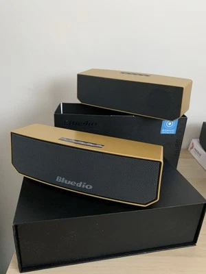 2XBluedio BS-5 Mini Lautsprecher Bluetooth Speaker Musik Wireless 3D Stereo MP3 - Image 1 of 4