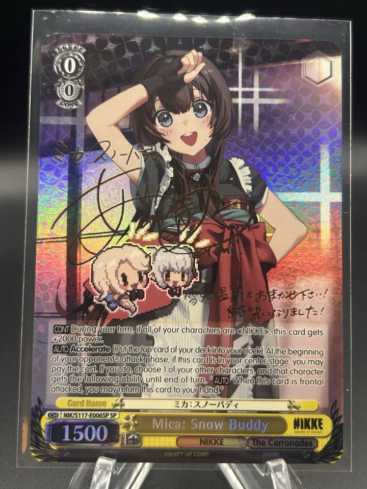 Weiss Schwarz Mica: Snow Buddy GODDESS OF VICTORY: NIKKE SP NM - Image 1 of 1