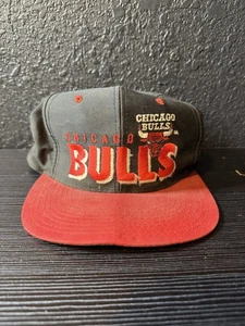 Vintage Chicago Bulls Embroidered Snapback Hat AJD - Picture 1 of 4