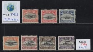 WC1_33622 BOLIVIA. Bonito juego de correo aéreo 1924. Sc. C1-C7. MLH-MVLH - Imagen 1 de 1