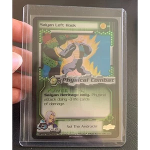 Dragon Ball Card Z Saiyan Left Hook Holo #160 2001 Bird Studio 17 of 20 - Picture 1 of 5