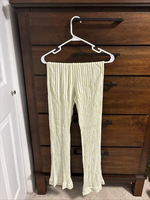 Pantalones para mujer Billabong talla pequeña rayas verdes y blancas Foto 1 de 4