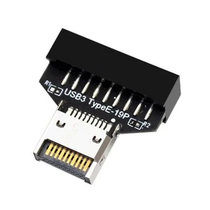 USB3.2 Typ-E 20Pin auf USB 19P Chassis Front USB Typ A Typ C Verlängerungsa1076 - Afbeelding 1 van 8