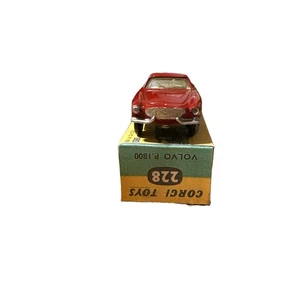 Corgi Toys 228 Volvo P-1800 Maroon Vintage 1962-65. - Picture 1 of 6