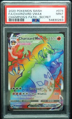 Charizard VMAX 074/073 PSA 9 Champions Path Pokemon Card - Image 1 of 3