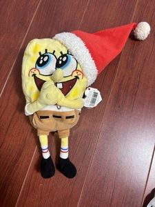 TY Beanie Baby SpongeBob SquarePants Christmas Nickelodeon Edition Rare 2004 Tag - Picture 1 of 7
