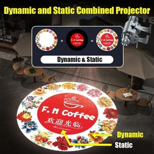 90W Dynamic and Static Combined Projector Custom Wateproof Logo Gobo Projection - Picture 1 of 12