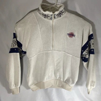 Chaqueta Yellowstone Para Hombre XL 1/2 Cremallera Polar Copo de Nieve Esquí Pullover Foto 1 de 4